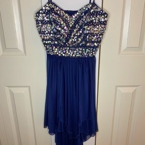 Navy blue homecoming/prom dress